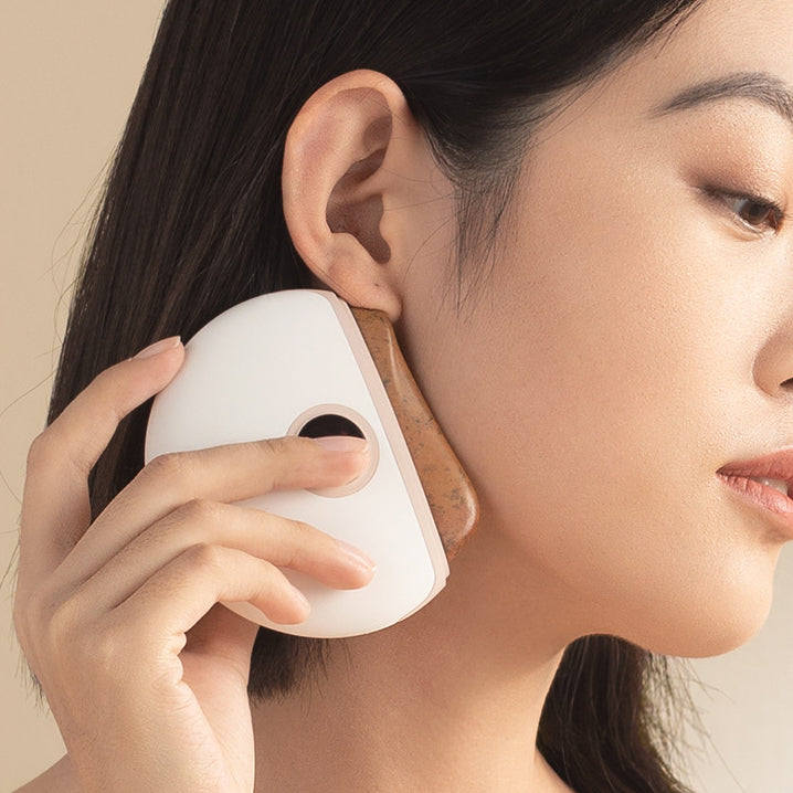 GlowSculpt™ – Appareil Gua Sha Chauffant & Massage Facial
