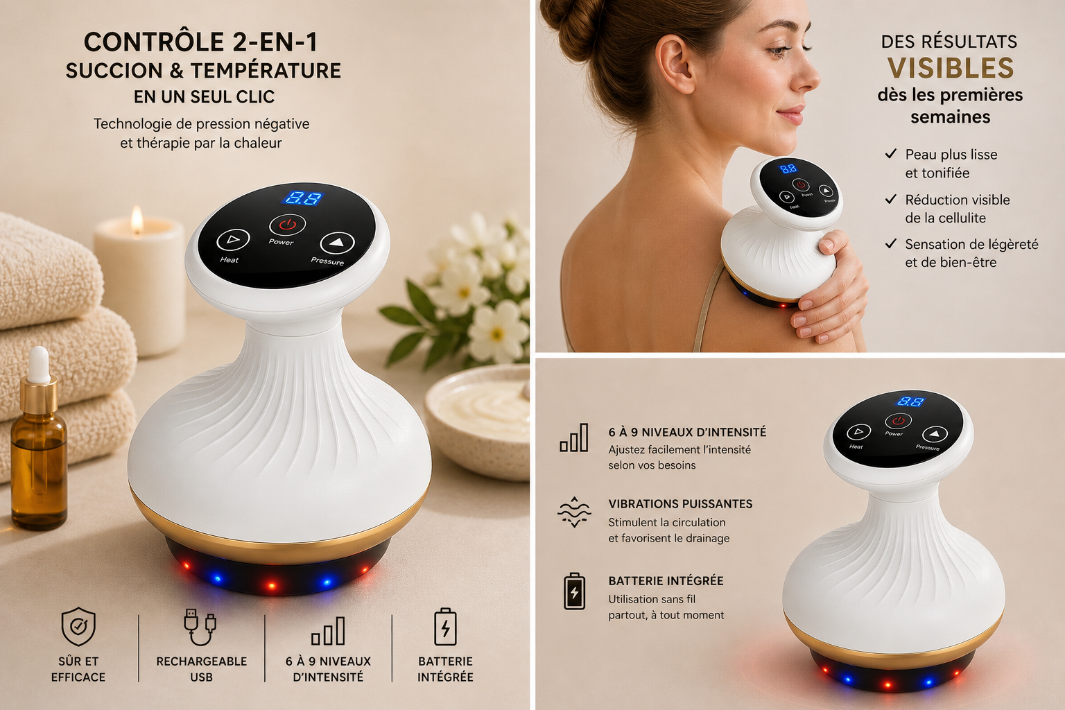 Appareil Anti-Cellulite Pro™ – Massage & Raffermissement