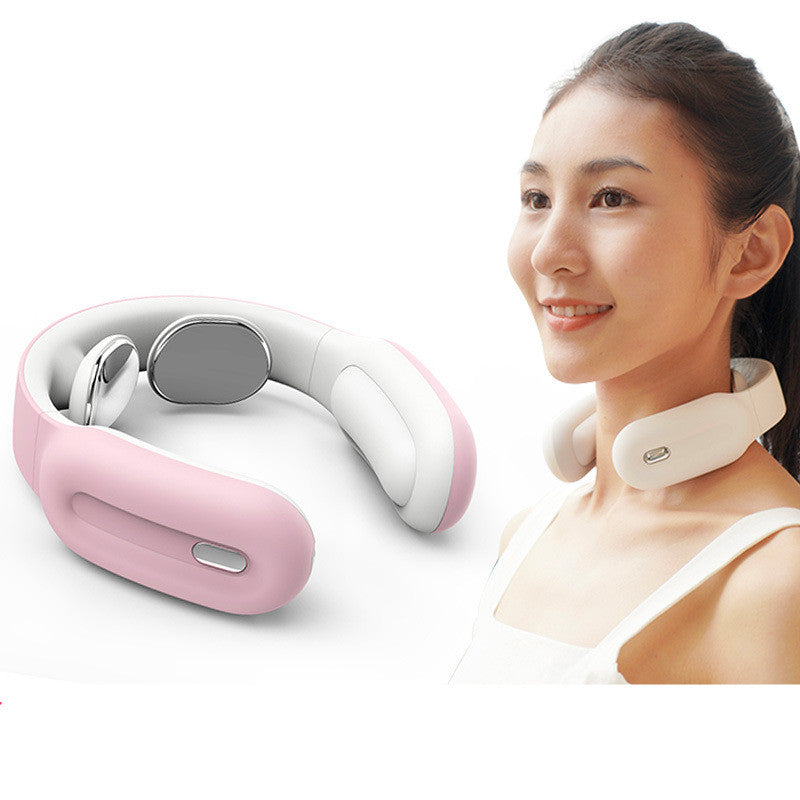 NeckGlow™ – Masseur Cervical Intelligent. Massage chauffant et relaxation du cou à domicile.