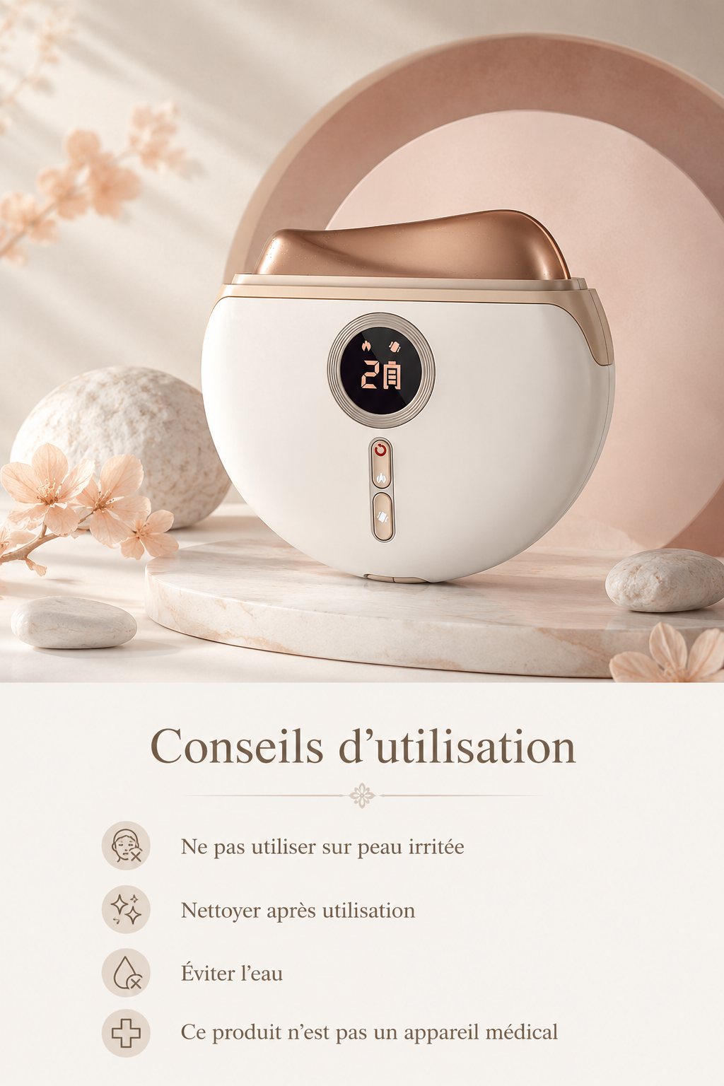 GlowSculpt™ – Appareil Gua Sha Chauffant & Massage Facial
