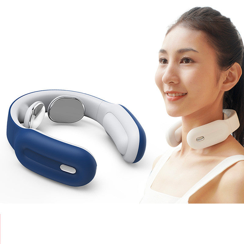 NeckGlow™ – Masseur Cervical Intelligent. Massage chauffant et relaxation du cou à domicile.