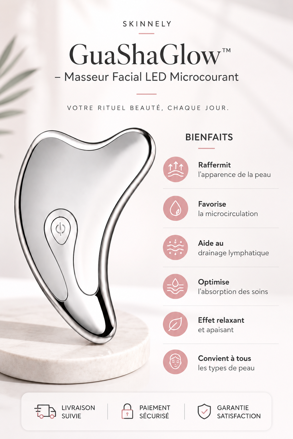 GuaShaGlow™ – Masseur Facial LED